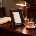 thumbnail image 3 of 3x4 Inch Wooden Mini Photo Frame with Back Stand, Desktop or Wall Display Frame for 2.4x3 Inch Photos, Small Tabletop and Hanging Picture Frame in Classic Wood Finish, 3 of 7