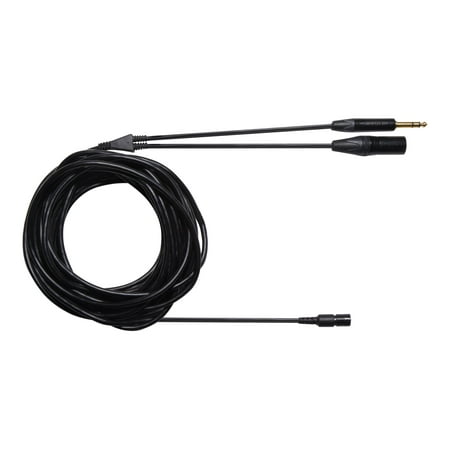 Shure - Audio cable - XLR3, stereo jack plug - 25 ft - for Shure BRH440M Broadcast Headset, BRH441M Broadcast Headset