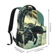 thumbnail image 2 of Fotbe Bull Charging Through Waves Mochila Casual con Estampado para Escuela, Viajes y Actividades al Aire Libre - Duradera, Ligera y Cómoda, 2 of 5