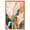 Gold Frame, variant on Peach and Palm Framed High-Gloss Acrylic Glass Wall Art Natures Art Prints by Art Remedy, Gold Frame, 10 x 15