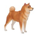 thumbnail image 2 of Figura de perro de plástico, figura de perro, figura de perro tóxica realista, juguete modelo animal, funcionalidad de alta precisión, 2 of 5