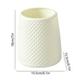 thumbnail image 3 of Hyknon Flower Vase, 7" Diamond Relief Flower Vases, Conical Danish Streamlined Flower Vases for Centerpieces Decor, Drop-Resistant Plastic Vase Ornament for Dining Table Living Room Wedding Bedroom, 3 of 7