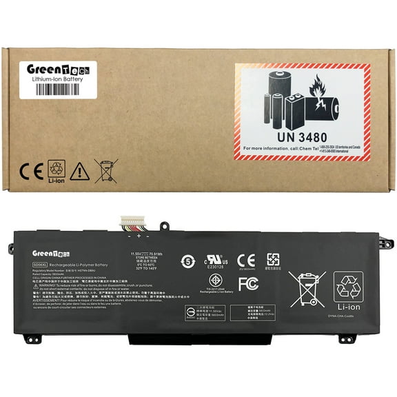 GREENTECH SD06XL BATTERY FOR HP OMEN 15-EK, HP OMEN 15-EN 11.55V 70WHR L84392-006 L84392-005 HSTNN-DB9U L84356-2C1