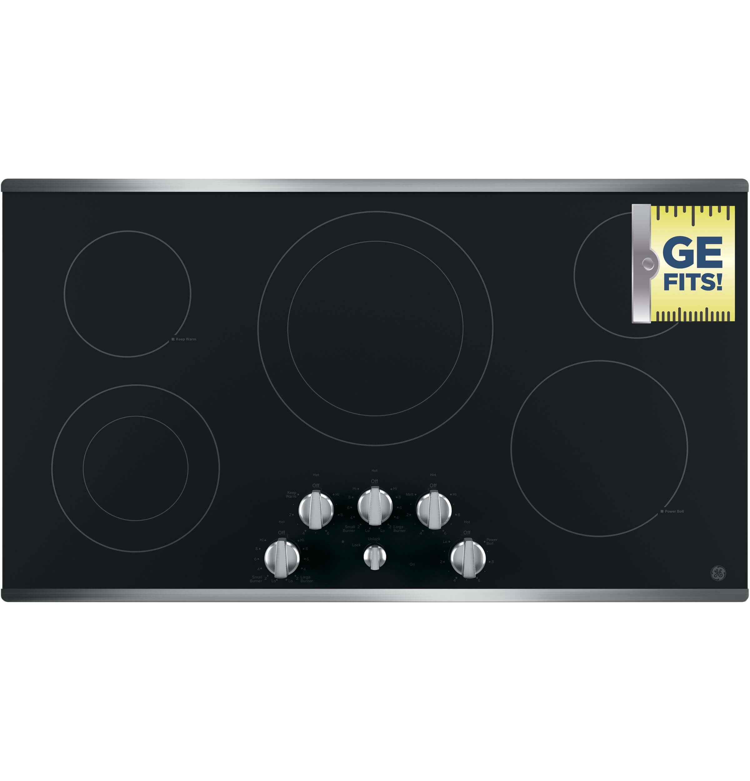 ge 5 burner electric stove