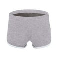thumbnail image 5 of IWRICH Men's Booty Boxer Short Low Rise Split Side Workout Gym Shorts Grey M, 5 of 5