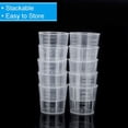 thumbnail image 4 of Woeilo 30ml Plastic Liquid Measuring Cups - Mini Clear Kitchen Medicine Cups Transparent Labs Graduated Beakers Baking Cooking Home Lab Measure Tool (10 Packs,1oz,Transparent) 10 Pcs, 4 of 5