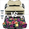 thumbnail image 5 of SEANATIVE Golf Cart Seat Covers for 2-Person Seats, Suitable for EZGO, Yamaha, Club Car and More, Scratch-resistant All Weather Golf Cart Accessory, Tropical Hibiscus Flower Leaf Hawaii Style, 5 of 7