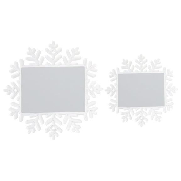 HOMEMAXS 4 Pcs  Christmas Theme Picture Frame Hanging Ornament Exquisite Xmas Photo Frame