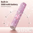 thumbnail image 4 of Cordless Hair Straightener for Women,2 in 1 Diamond Hair Straightener and Curler with Fast Heating and Adjustable Temp 338°F-410°F, Straightener Flat Iron for Travel & Home,Colored, 4 of 16