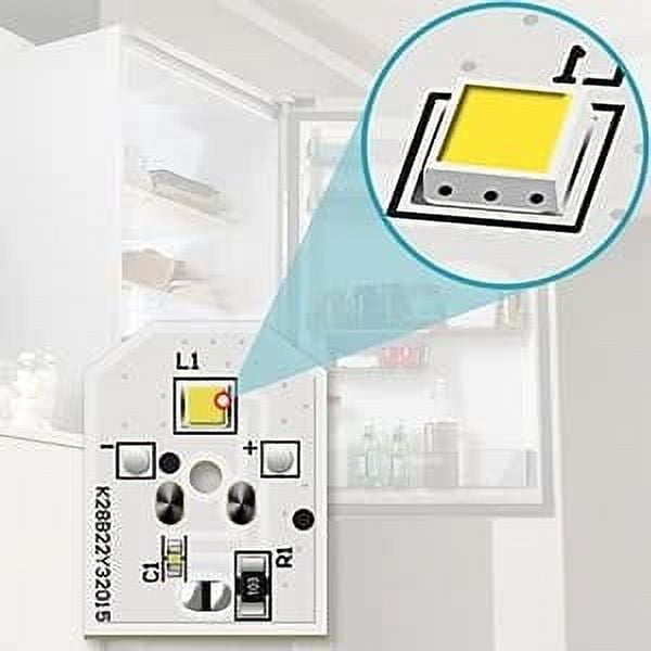 WR55X11132 Refrigerator LED Light WR55X25754 for GE LED Refrigerator light bulb Replace WR55X30602 WR55X26486 PS4704284 3033142 EAP12172918 AP6261806 5PCS