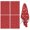 Red Christmas Snowflake-1, variant on 2 Pcs Funny Kitchen Towels,Red Christmas Snowflake and Plaid Pattern Microfiber Dish Towels,Kitchen Tea Towels,Kitchen Towel Set (18" X 26")
