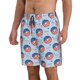 thumbnail image 2 of Balery Donut with the USA Fag Traje de Baño Estilo Hawaiano para Hombre, Shorts de Secado Rápido con Bolsillos-Small, 2 of 6
