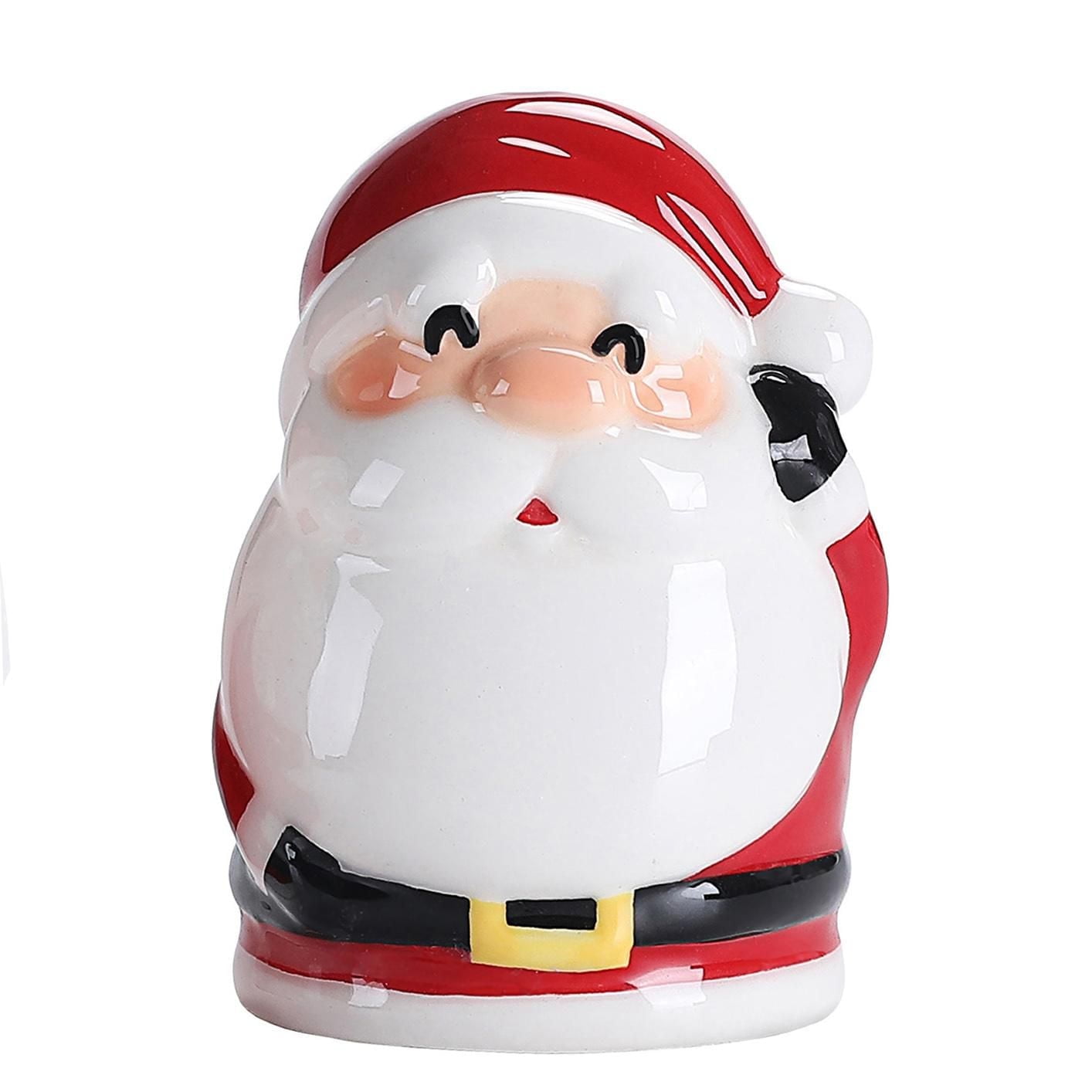Holiday Time Santa Salt & Pepper Shakers