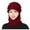 Wine, variant on Riforla Women Solid Winter Outdoor Knit Scarf with Hat Cover Knitted Integrated Hat Bomber Hats Red