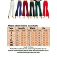 thumbnail image 2 of Uhndy Womens Ruffle Flare Pants Solid Color High Waist Bell Bottom Lounge Pants Casual Cozy Trouser for Dance Yoga claret M, 2 of 2