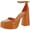 Orange, variant on Circus by Sam Edelman Womens Rosa Patent Ankle Strap Platform Heels