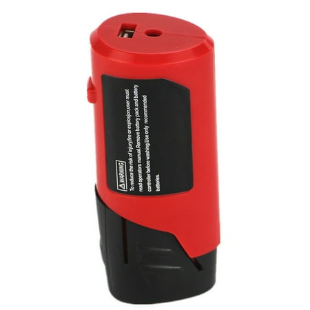 

Taluosi DC 12V USB Battery Converter Adapter for Milwaukee 49-24-2310 48-59-1201 M12