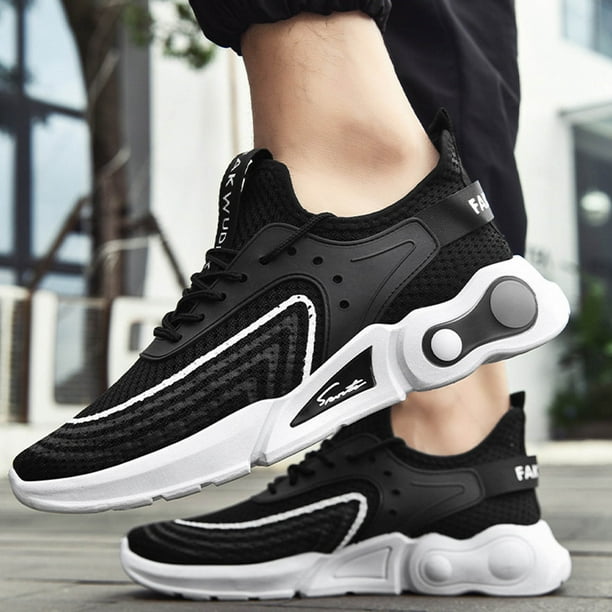 Zapatillas deportivas de moda para hombre tendencia de superficie neta zapatillas deportivas informales para correr a la moda Wmkox8yii 123q877 Walmart en linea