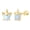 Gold, variant on Unicorn Earrings for Women, 925 Sterling Silver Hypoallergenic Cute Animal Opal Stud Earring Jewelry Gifts (Silver)