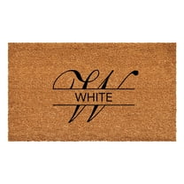 Calloway Mills 111032436 White Personalized Doormat 24" x 36"