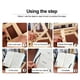 thumbnail image 5 of Atril de madera portátil para libros, soporte de lectura de madera, atril ajustable y plegable para libros de cocina, tabletas de recetas VoborMX herramienta, 5 of 8