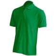 thumbnail image 2 of Basico Polos (Vert) à Col pour Femmes 100 % Coton Manches Courtes Polos de Golf pour Hommes, 2 of 3