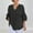 Black, variant on Odbmxy Cotton Linen Blouse Women 3/4 Sleeve Women's Plus Size Tops Loose Casual Breathable Solid Color Soft Beach Tops,White XL