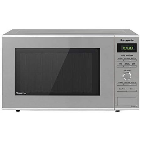panasonic microwave oven nn-sd372s stainless steel countertop/built-in with inverter technology and genius sensor, 0.8 cu. ft, 950w