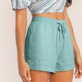 thumbnail image 3 of Diufon Womens Dressy Shorts Plus Size Summer Casual Elastic Waist Drawstring Comfy Pull On Shorts with Pockets, 3 of 9