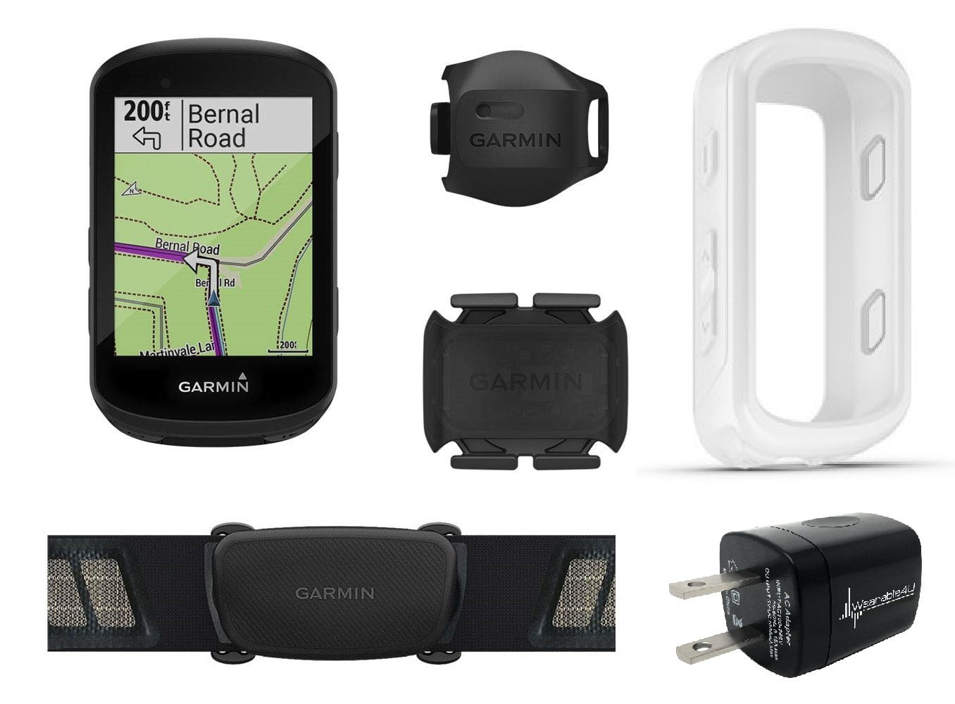 Garmin Edge 530 GPS Cycling Computer Extended Warranty and Accessories Bundle 