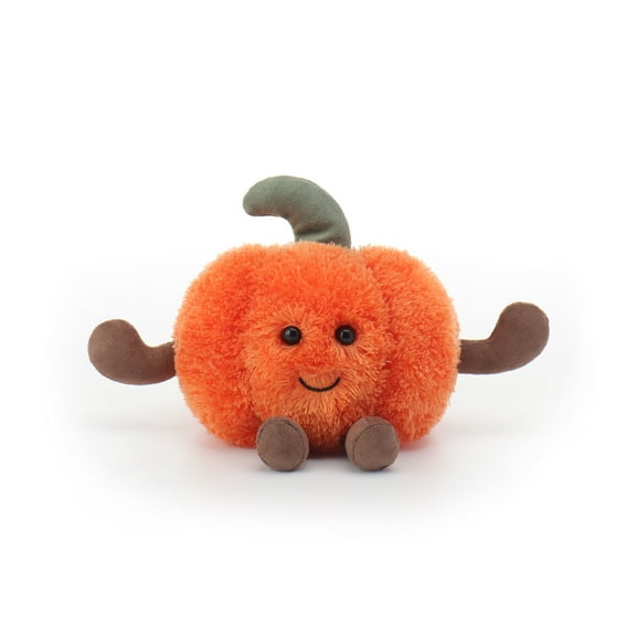 Apricot Lamb Velvet Happy Pumpkin Plush Toy for Kids 4.5 Inches