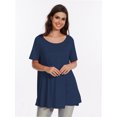 thumbnail image 5 of Plus Size Tops for Womens Summer Clothes Short Sleeve Shirts Casual V Neck Tshirt, 5 of 6