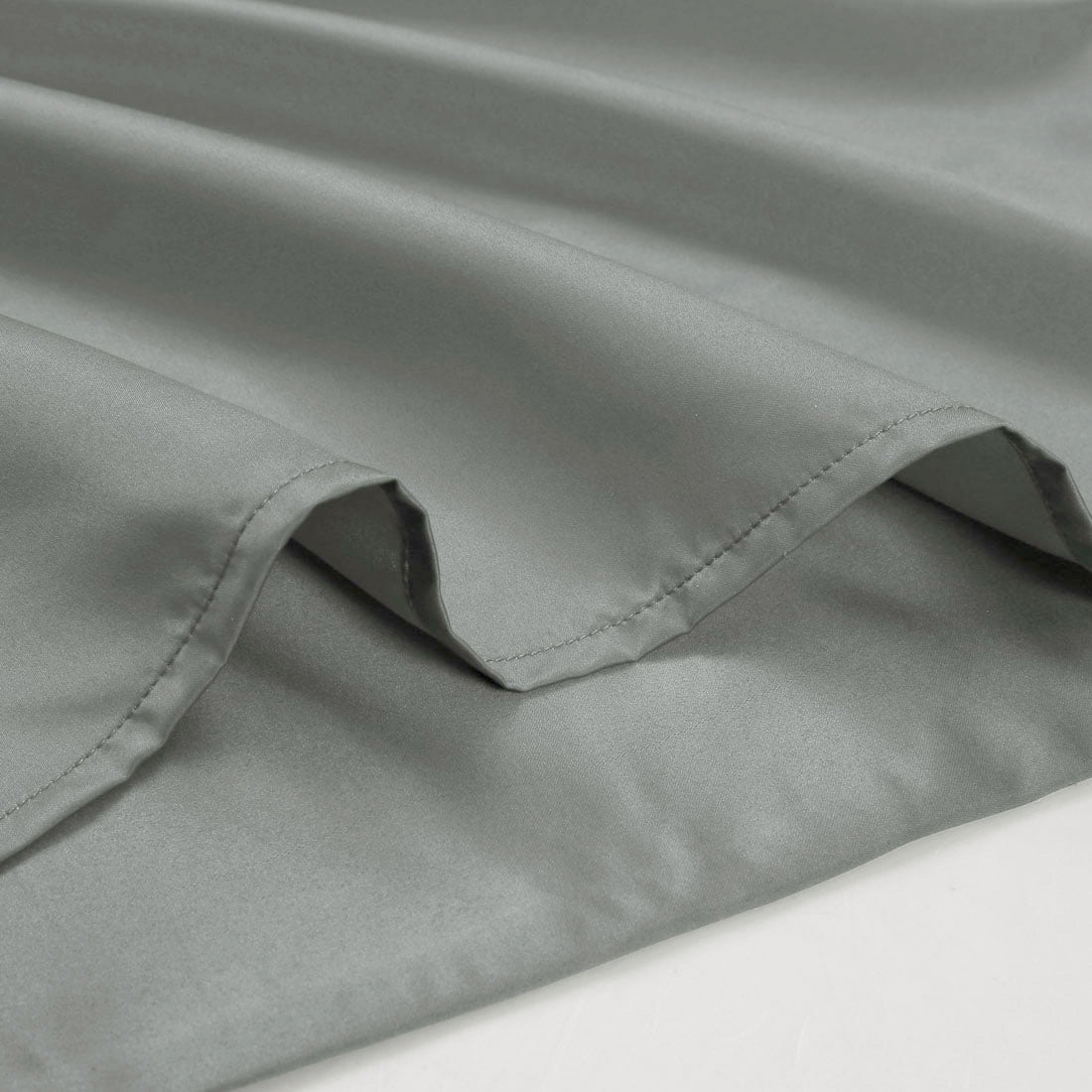 Unique Bargains Luxury Silky Satin Body Pillow Case Gray 20" x 54"