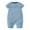 Blue, variant on FAOWME Baby Onesie Solid Color Cute Little Pocket Jumpsuit Onesie Baby Onesie Crawling Suit Blue 12-18 Months