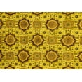 thumbnail image 1 of Ahgly Company Indoor Rectangle Abstract Yellow Modern Area Rugs, 4' x 6', 1 of 4