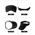 thumbnail image 3 of Yirtree Sport Wear Athletic Visor Sun Visor Adjustable Cap Men Women Sun Sports Visor Hat, 3 of 8