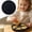 Noir, variante sur Yuehao Moule Gaufrier en Silicone Plateau de Cuisson Rond, Moule à Gâteau Antiadhésif Réutilisable pour Four, Noir