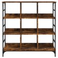 thumbnail image 2 of vidaXL Sideboard Smoked Oak 102x32x103.5 cm Engineered Wood, 2 of 5