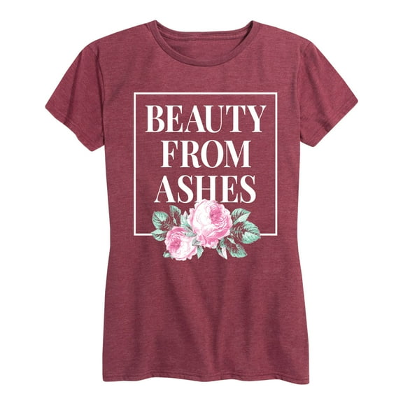 Solid Light - Beauty From Ashes - Women's Short Sleeve Graphic T-Shirt
