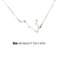 thumbnail image 3 of Ins Constellations Theme Friendship Necklace Rhinestone Comfortable Delicate with Display Card Pendant for Lover Festival Gifts Gemini Silver, 3 of 5