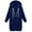 Navy, variant on Women's Winter Plus Size Hooded Coat Loose Fit Fashion Top Outerwear For Cold Weather