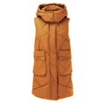 thumbnail image 4 of Sanbonepd Womens Jacket Long Coat Winter Warm Plain Sleeveless Quilted Jacket Puffer Vest, 4 of 6