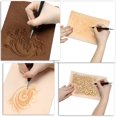 thumbnail image 4 of 3PCS Leather Craft Modeling Tools Grooving Tools, Leather Embossing Spoons Leathercraft Modeling Carving Tools Kit, Leather Craft DIY Kit for Leather Press Rub/Edge Skiving, 4 of 5