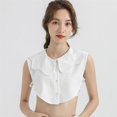 thumbnail image 4 of CAILDANL Fake Collar Detachable Faux Collar Half Shirt Women Blouse False Collar Dickey, 4 of 5