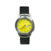 Ladies Black Rubber Strap Watch