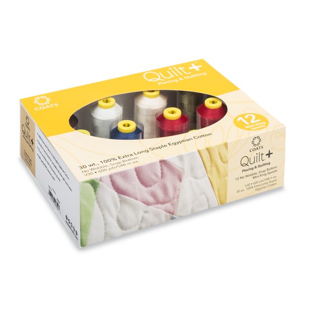 Coats & Clark™ Quilt+ Piecing Quilting Cotton Thread Assorted Basic