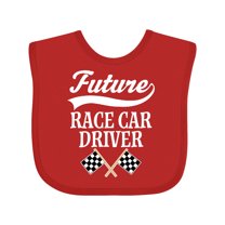 Inktastic Future Race Car Driver Racing Boys Baby Bib