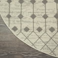 thumbnail image 4 of Nourison Grafix Moroccan Ivory/Grey 8' x ROUND Area Rug, (8 Round), 4 of 8