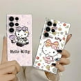 thumbnail image 2 of Hello Kitty Cartoon Phone Case For Samsung S24 S23 Ultra S22 S20 Plus S21 FE Clear Cases Cover For Galaxy S24Ultra S235G Fundas, 2 of 7