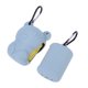 thumbnail image 4 of Toalla de gimnasio deportiva Ormromra de secado rápido de microfibra 2 piezas con bolsa de silicona gris, 4 of 8
